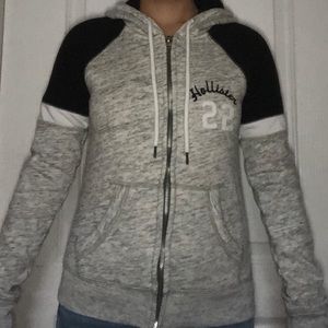 Hollister zip up hoodie